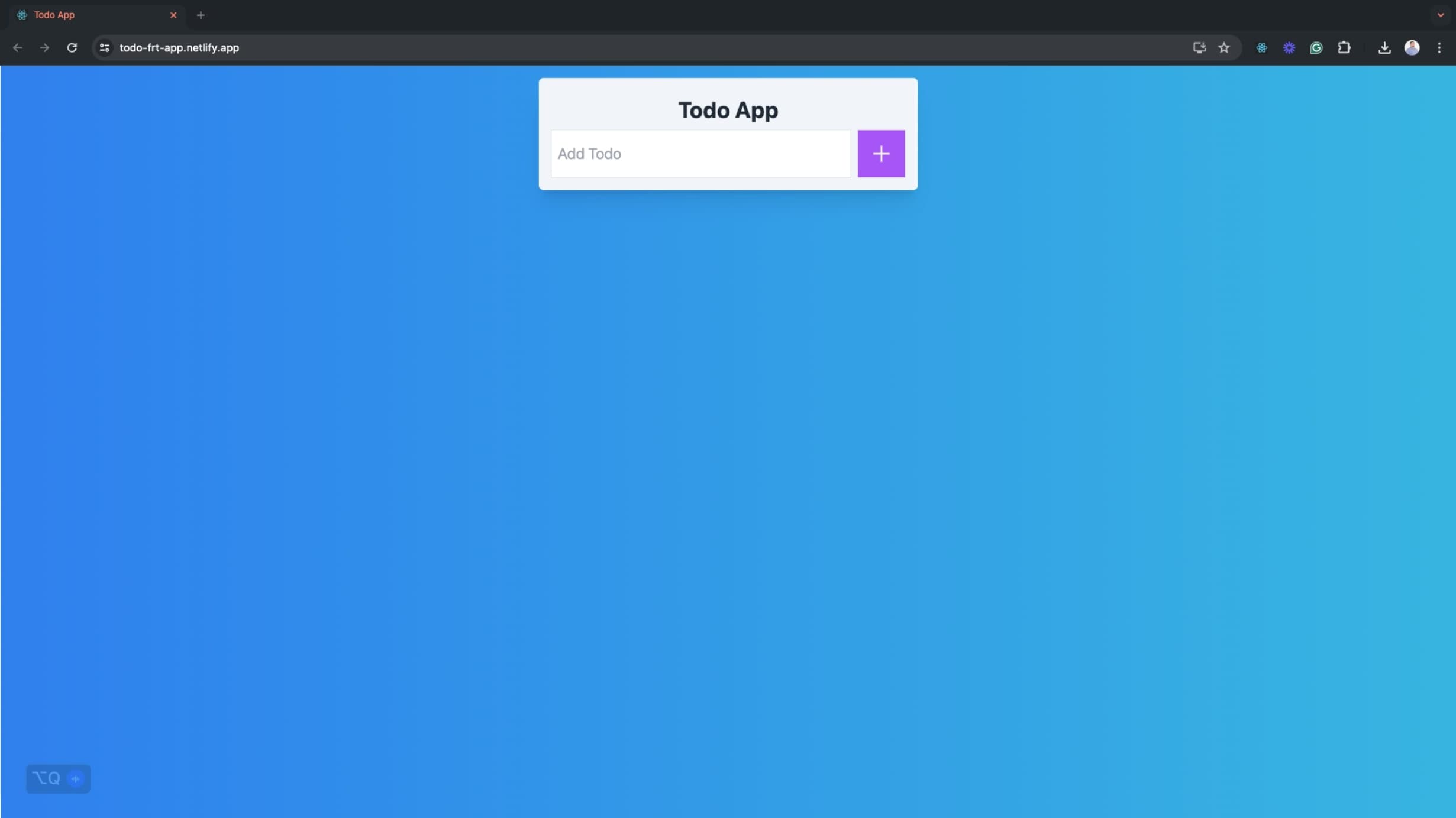 Todo App